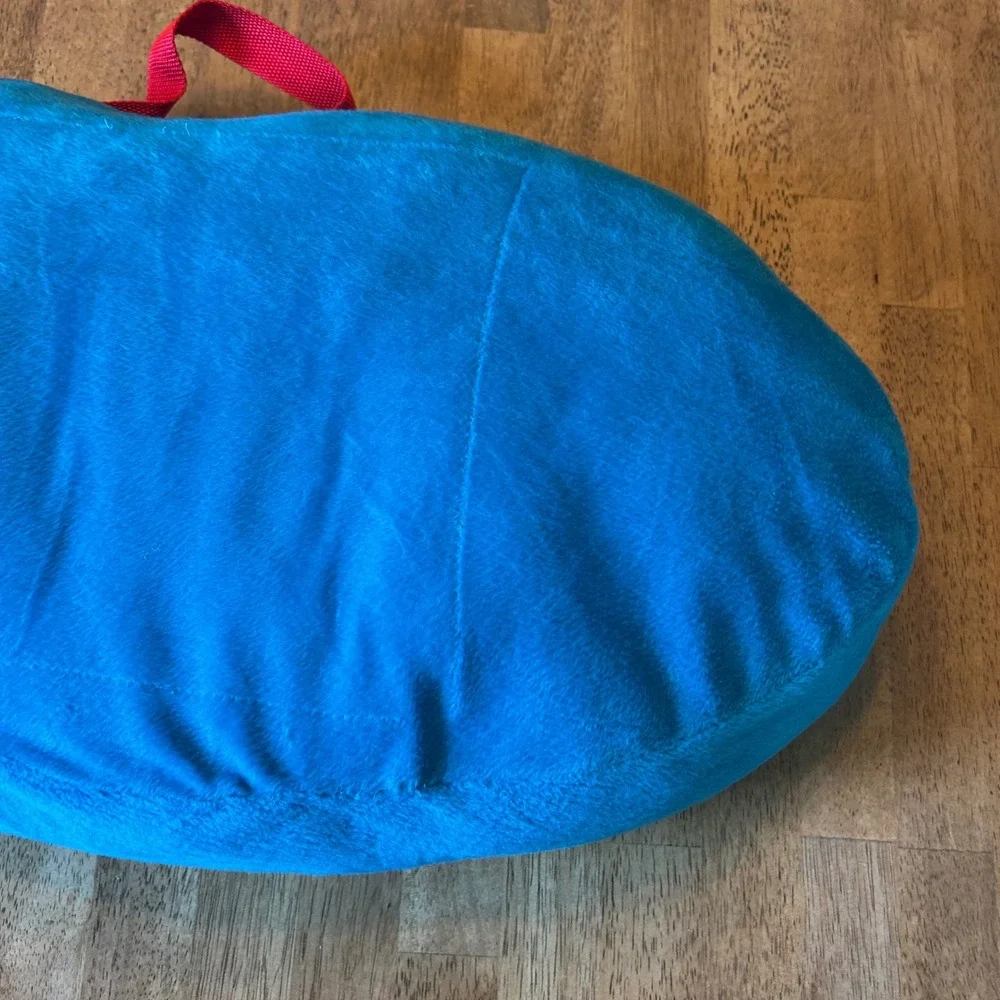 Disney Pixar Toy Story Woody Buzz Lightyear Rocket Ship Plush Pillow Blue 90s
